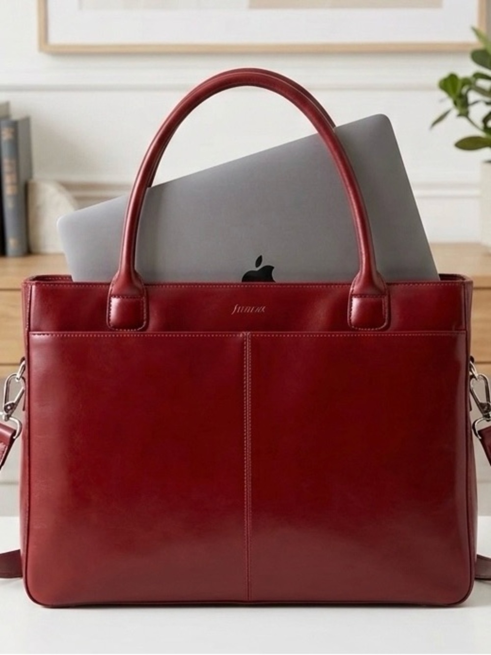 Filofax EUC Wine colored Leather
Laptop Bag & Tote or Crossbody
Never used